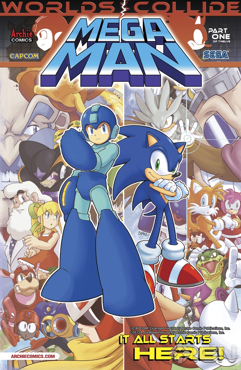 Mega Man y Sonic
