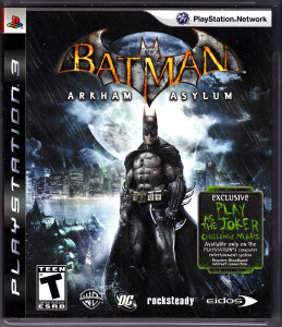 Sony PlayStation 3 Batman Arkham Asylum Front Cover 1